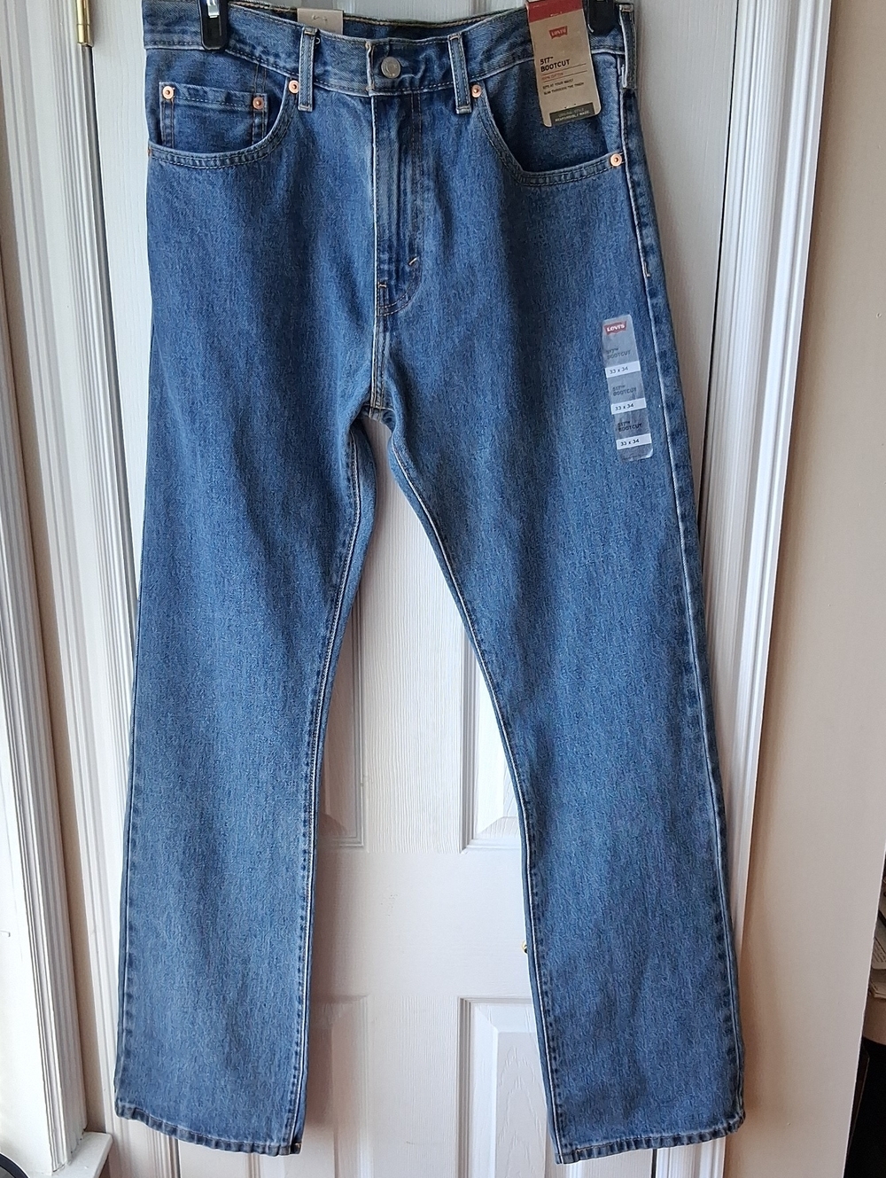 NWT Levi's Men's 517 Medium Blue Bootcut Jeans Size 33 X 34